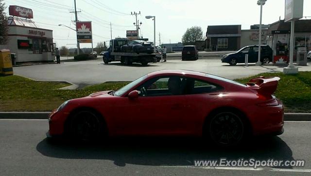 Porsche 911 GT3 spotted in Bowmanville, Canada