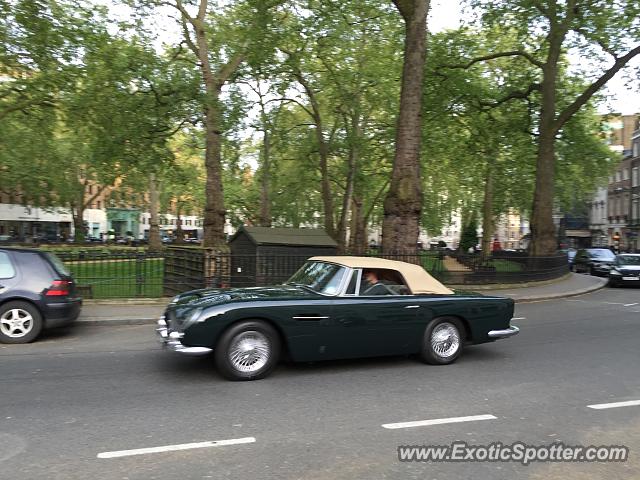 Aston Martin DB5 spotted in London, United Kingdom