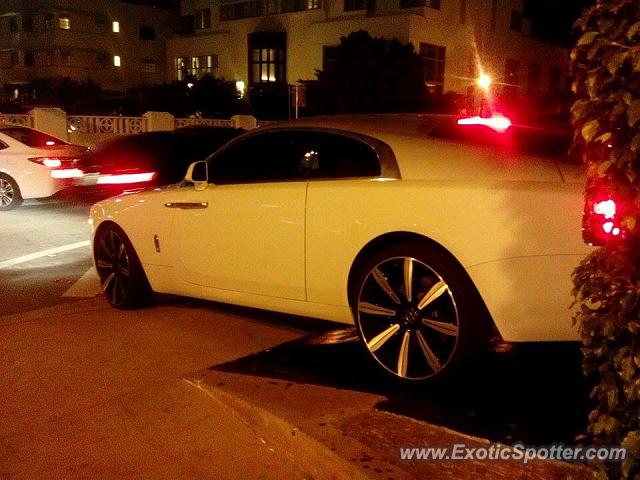 Rolls-Royce Wraith spotted in Miami, Florida