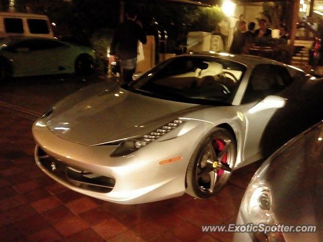 Ferrari 458 Italia spotted in Miami, Florida