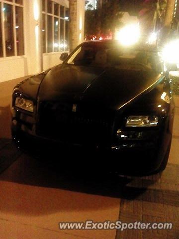 Rolls-Royce Ghost spotted in Miami, Florida
