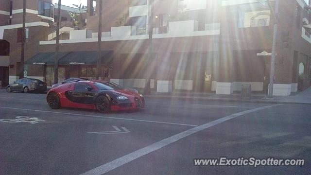 Bugatti Veyron spotted in Los Angeles, California