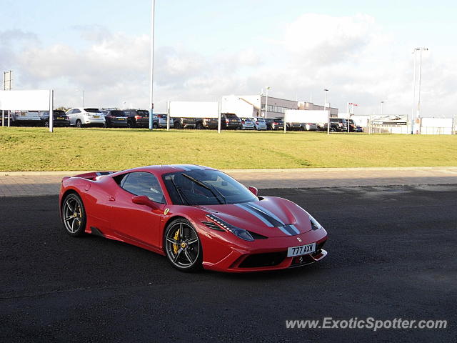Ferrari 458 Italia spotted in Castletown, United Kingdom