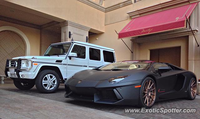 Lamborghini Aventador spotted in Beverly Hills, California