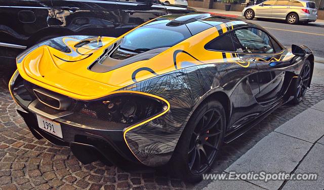Mclaren P1 spotted in Beverly Hills, California