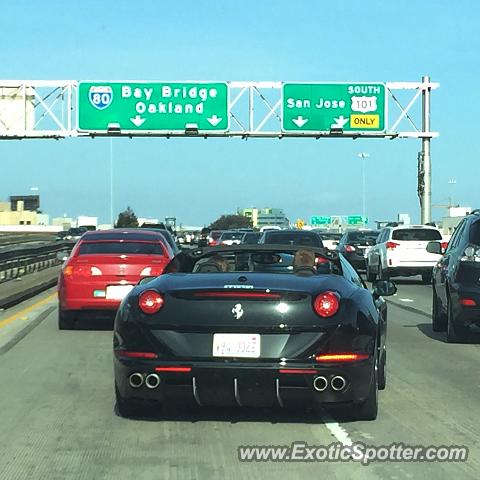 Ferrari California spotted in San Francisco, California