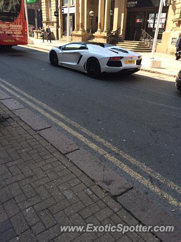 Lamborghini Aventador spotted in Birmingham, United Kingdom