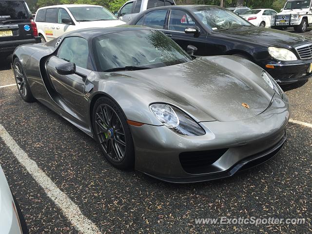 Porsche 918 Spyder spotted in Morristown, New Jersey