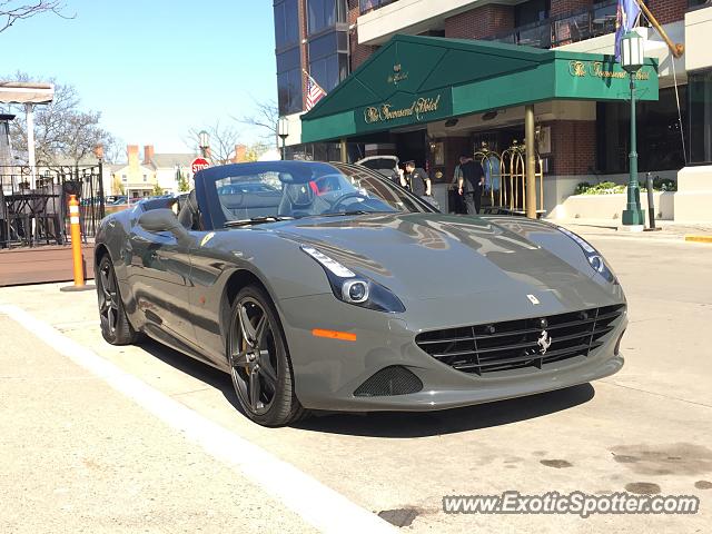 Ferrari California spotted in Birmingham, Michigan