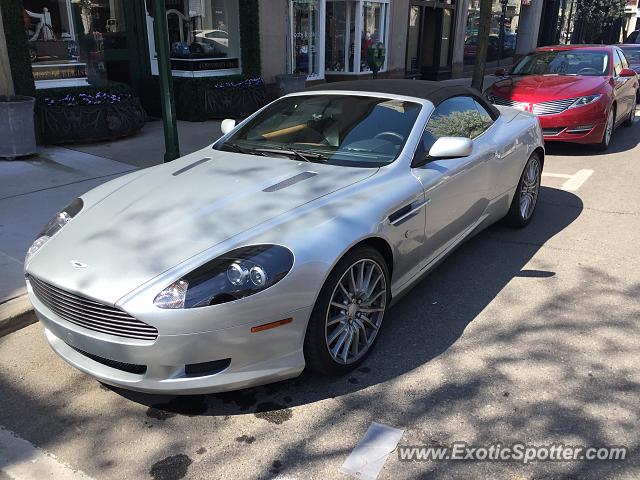 Aston Martin DB9 spotted in Birmingham, Michigan