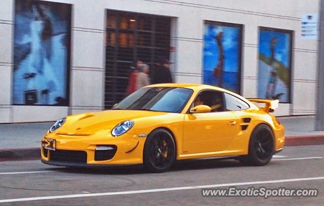 Porsche 911 GT2 spotted in Beverly Hills, California