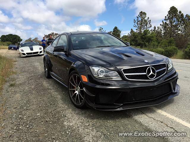 Mercedes C63 AMG Black Series spotted in Hillsborough, California