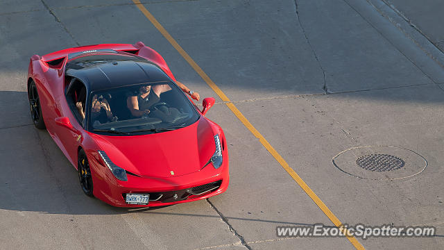 Ferrari 458 Italia spotted in Toronto, On, Canada