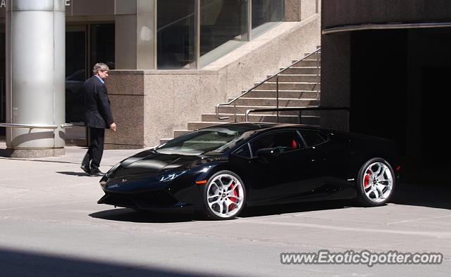 Lamborghini Huracan spotted in Montreal, Canada