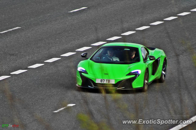 Mclaren 650S spotted in M2, United Kingdom
