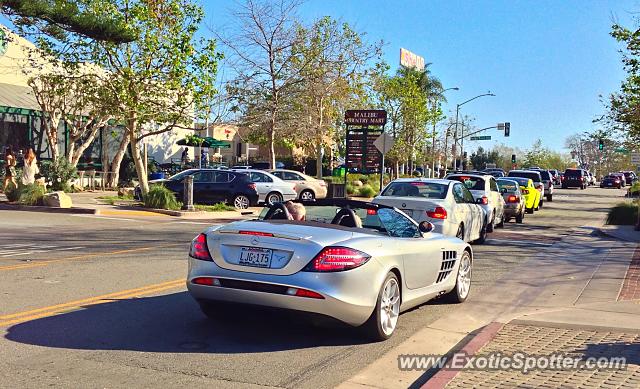 Mercedes SLR spotted in Malibu, California