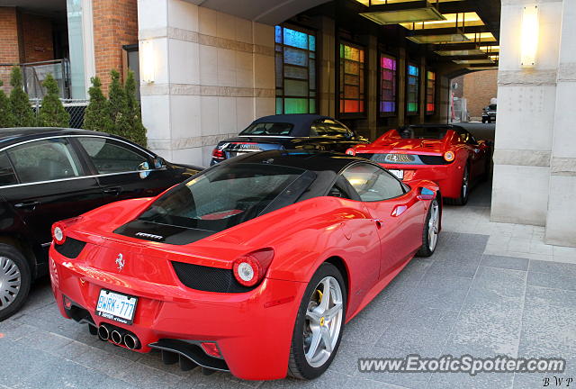 Ferrari 458 Italia spotted in Toronto, Canada