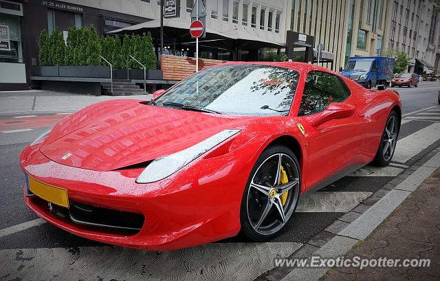 Ferrari 458 Italia spotted in Luxembourg, Luxembourg