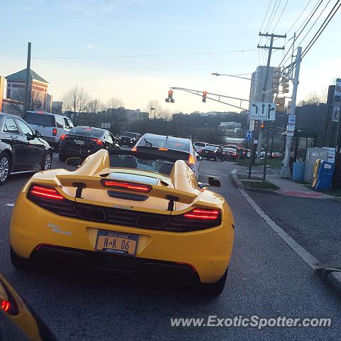 Mclaren MP4-12C spotted in Edgewater, New Jersey