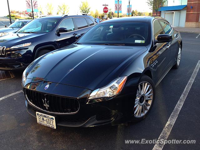 Maserati Quattroporte spotted in Center valley, Pennsylvania