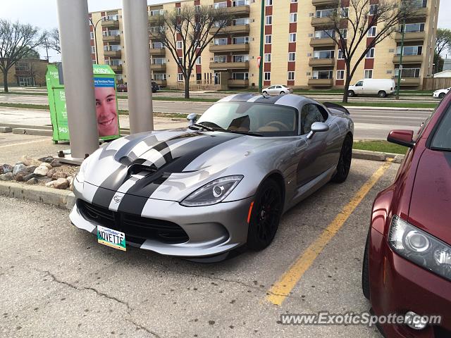 Dodge Viper spotted in Winnipeg, Canada