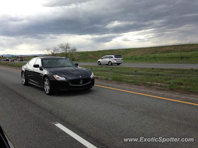 Maserati Quattroporte spotted in Highlands Ranch, Colorado