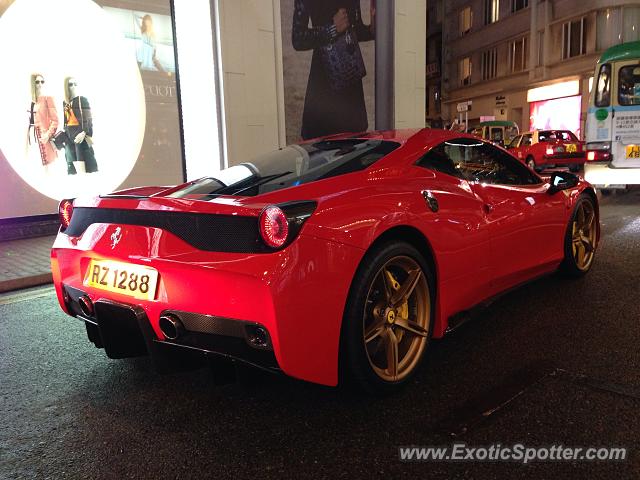 Ferrari 458 Italia spotted in Hong Kong, China