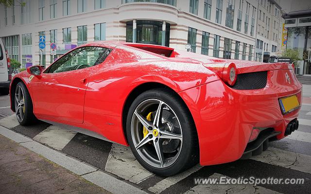 Ferrari 458 Italia spotted in Luxembourg, Luxembourg