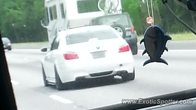 BMW M5 spotted in Woodbine, Georgia