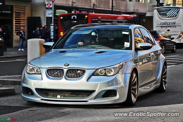BMW M5 spotted in London, United Kingdom