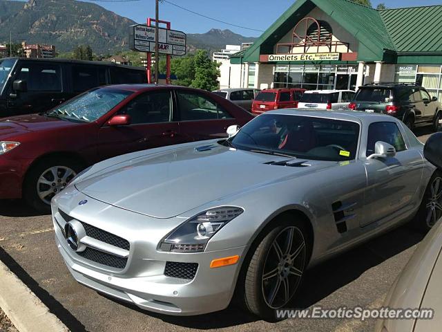 Mercedes SLS AMG spotted in Colorado Springs, Colorado