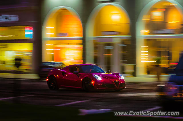 Alfa Romeo 4C spotted in Birmingham, Michigan