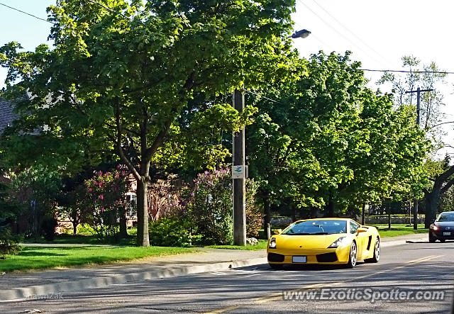 Lamborghini Gallardo spotted in Burlington, ON, Canada