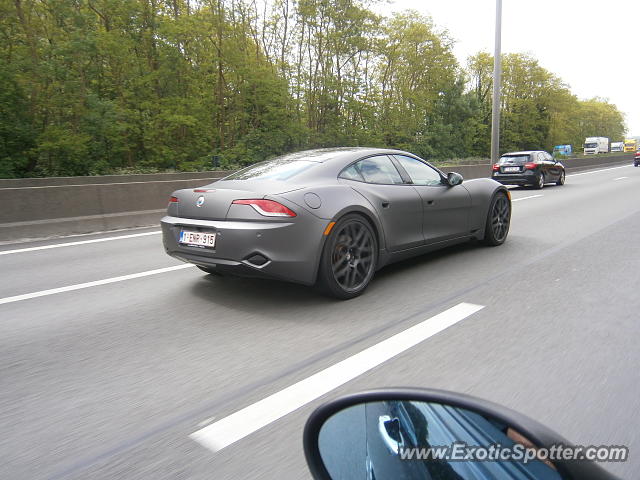 Fisker Karma spotted in Brussels, Belgium