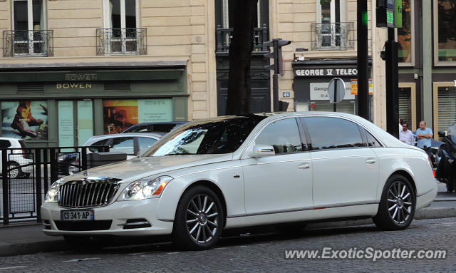 Mercedes Maybach spotted in Paris, France