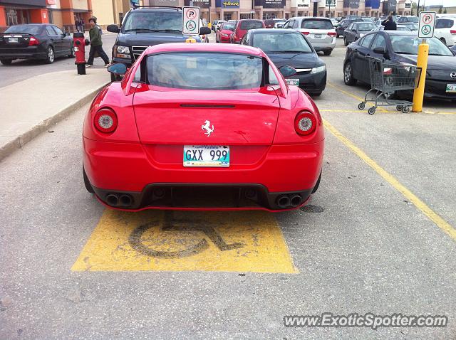 Ferrari 599GTB spotted in Winnipeg, Canada