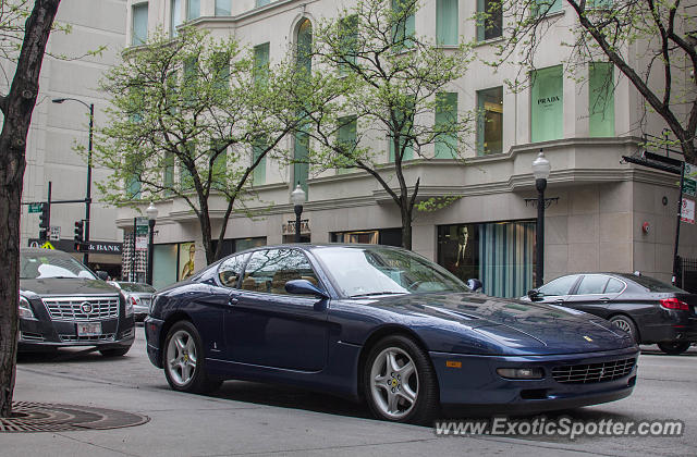 Ferrari 456 spotted in Chicago, Illinois