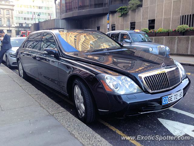 Mercedes Maybach spotted in London, United Kingdom