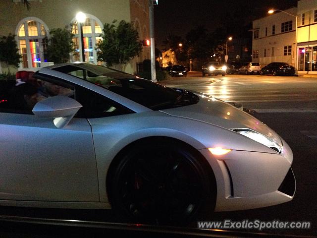 Lamborghini Gallardo spotted in Miami Beach, Florida