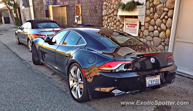 Fisker Karma spotted in Malibu, California