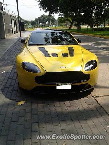 Aston Martin Vantage spotted in Lima, Peru