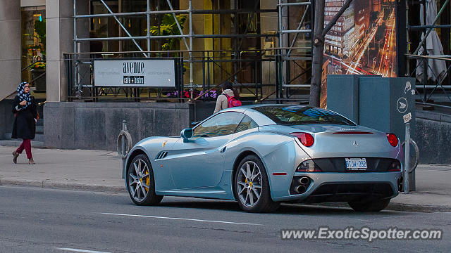 Ferrari California spotted in Toronto, On, Canada