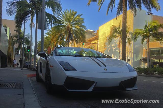 Lamborghini Gallardo spotted in Beverly Hills, California