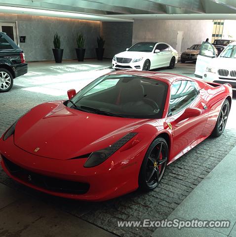Ferrari 458 Italia spotted in Miami, Florida