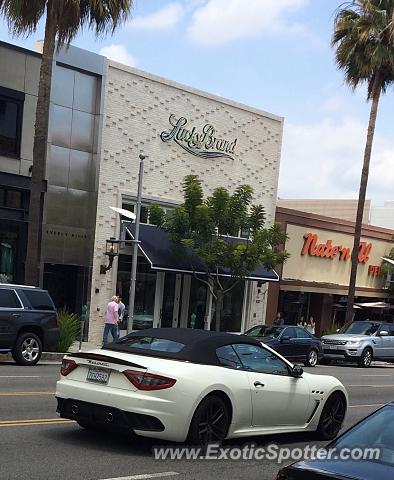 Maserati GranTurismo spotted in Beverly hills, California