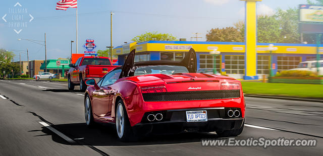 Lamborghini Gallardo spotted in Birmingham, Michigan