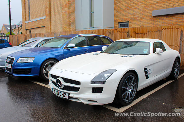 Mercedes SLS AMG spotted in Cambridge, United Kingdom