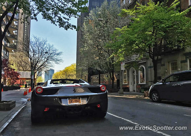 Ferrari 458 Italia spotted in Manhatten, New York
