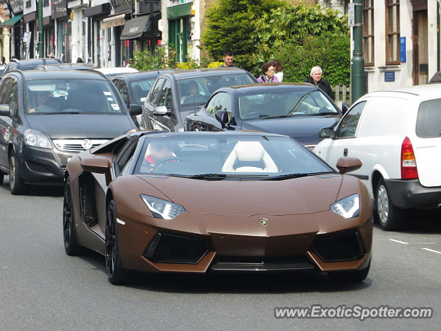 Lamborghini Aventador spotted in London, United Kingdom