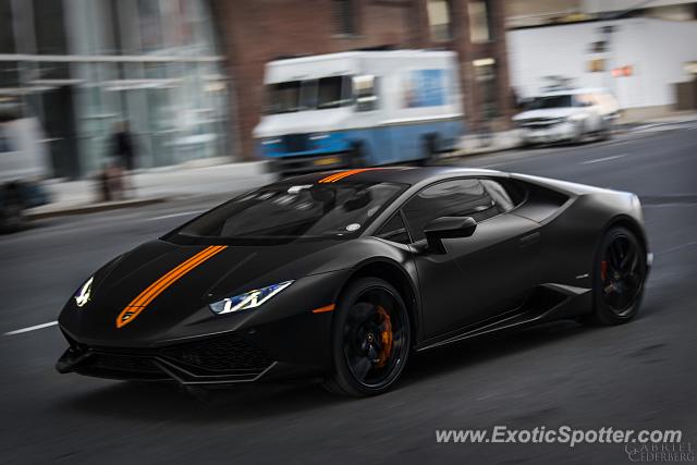 Lamborghini Huracan spotted in Manhattan, New York